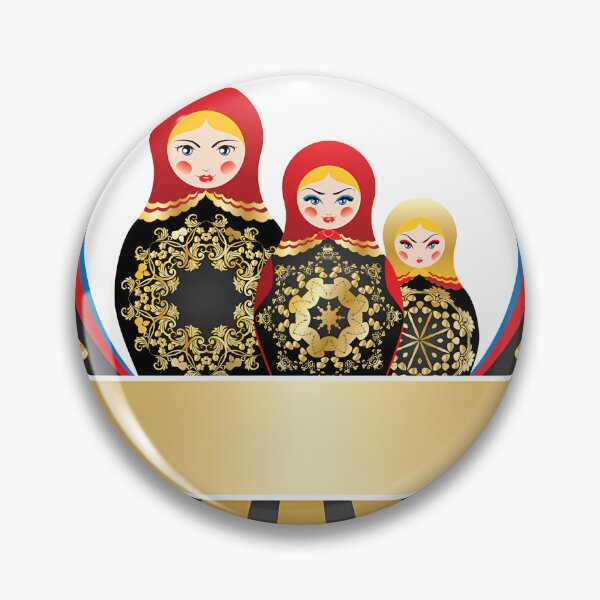 Item preview, Colorful-Matryoshka-Dolls-With-Gold-Floral designed and sold by AndrejJurtsj.