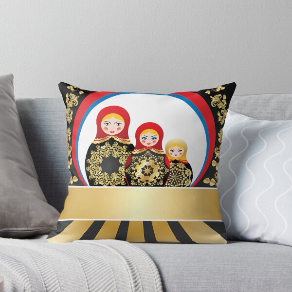 Item preview, Colorful-Matryoshka-Dolls-With-Gold-Floral designed and sold by AndrejJurtsj.