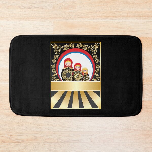 Item preview, Colorful-Matryoshka-Dolls-With-Gold-Floral designed and sold by AndrejJurtsj.