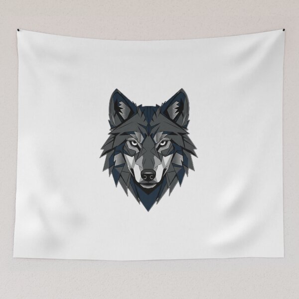 Item preview, Geometric Architecture Art Wolf designed and sold by MartinxMarie.