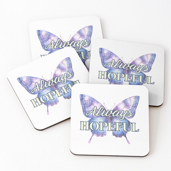 Item preview, Always Hopeful Butterfly | Purple & Blue Watercolor Wings Illustration designed and sold by HopefulAddie.