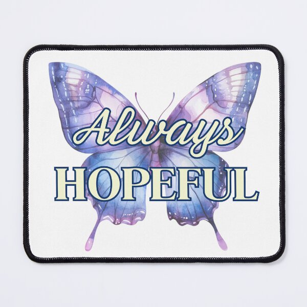 Item preview, Always Hopeful Butterfly | Purple & Blue Watercolor Wings Illustration designed and sold by HopefulAddie.