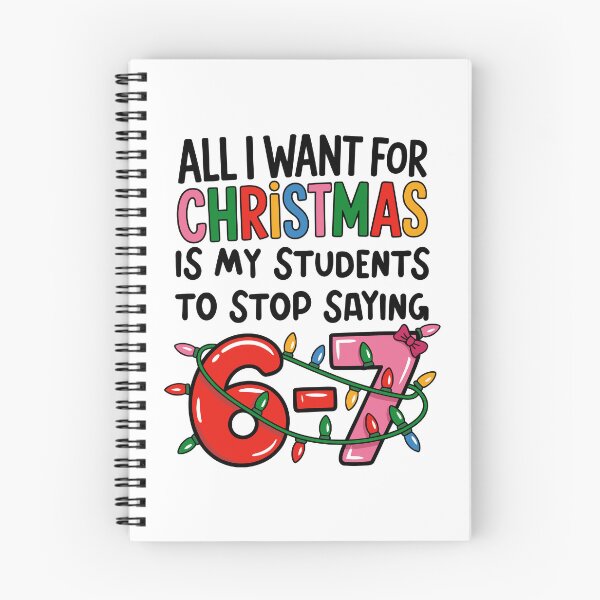 Item preview, All I Want For Christmas Is My Students To Stop Saying 6-7 Christmas Lights designed and sold by jakaun.