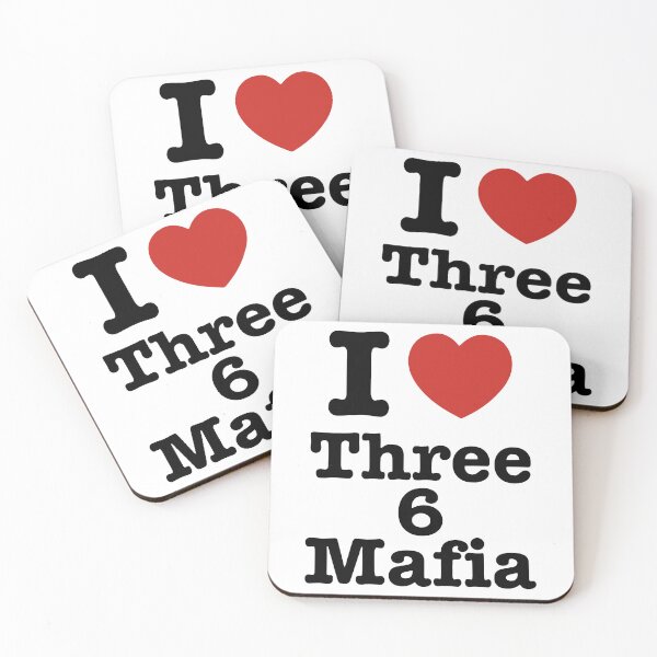 Item preview, I Love Three 6 Mafia I Heart Graphic Men Women designed and sold by jakaun.