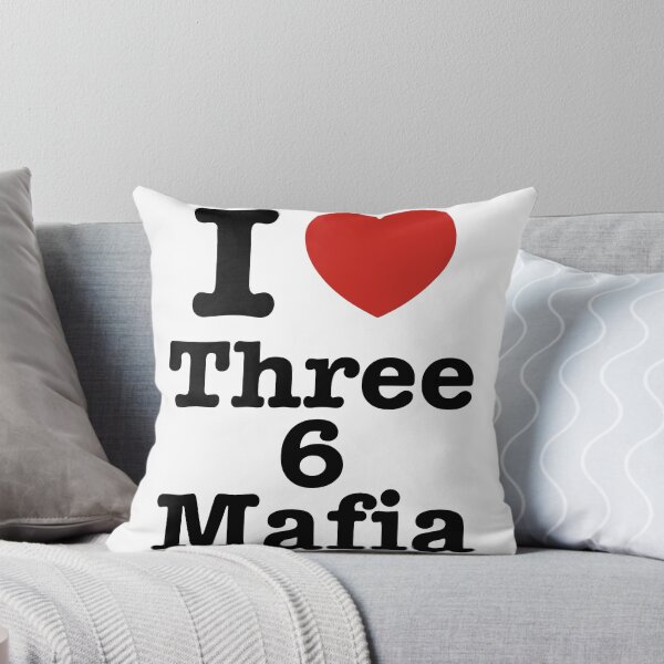 Item preview, I Love Three 6 Mafia I Heart Graphic Men Women designed and sold by jakaun.