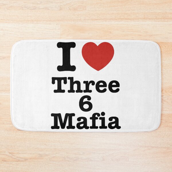 Item preview, I Love Three 6 Mafia I Heart Graphic Men Women designed and sold by jakaun.
