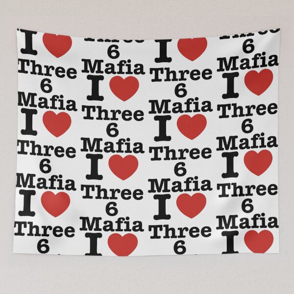 Item preview, I Love Three 6 Mafia I Heart Graphic Men Women designed and sold by jakaun.