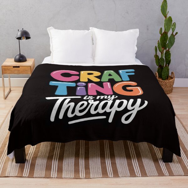 Item preview, Sew Knit Crochet Embroider Crafting Is My Therapy designed and sold by RopboxRone.