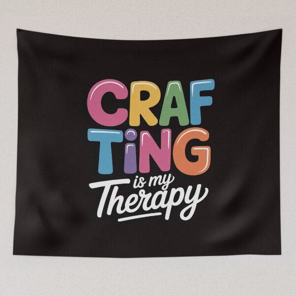 Item preview, Sew Knit Crochet Embroider Crafting Is My Therapy designed and sold by RopboxRone.