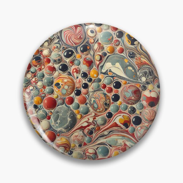 Item preview, Vintage Marbled Paper Pattern Retro Abstract Design designed and sold by PinUpPizzazz.