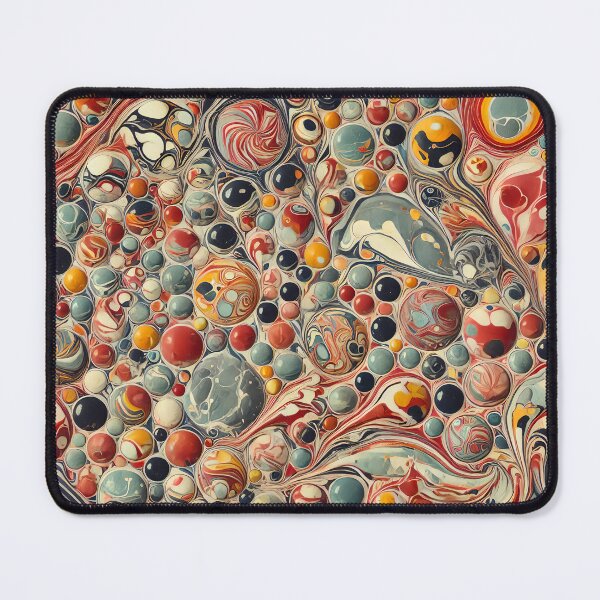 Item preview, Vintage Marbled Paper Pattern Retro Abstract Design designed and sold by PinUpPizzazz.