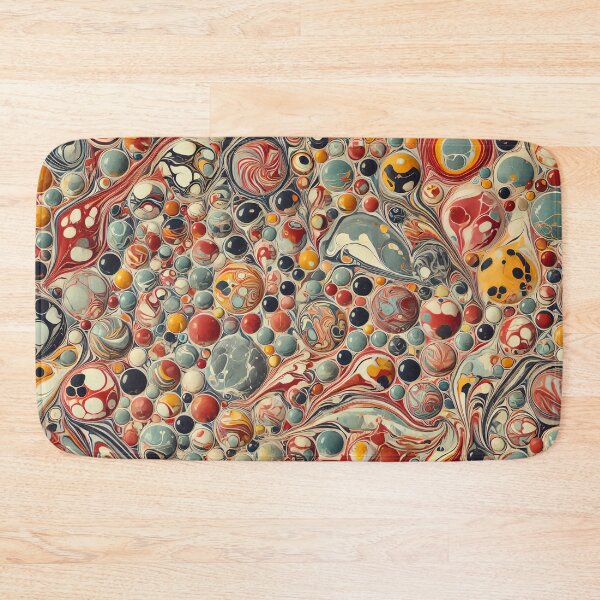 Item preview, Vintage Marbled Paper Pattern Retro Abstract Design designed and sold by PinUpPizzazz.