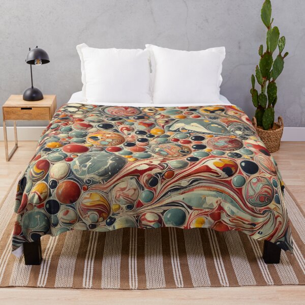 Item preview, Vintage Marbled Paper Pattern Retro Abstract Design designed and sold by PinUpPizzazz.