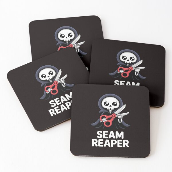 Item preview, Seam Reaper Sewing - Seam Ripper plus Grim Reaper Quilting designed and sold by RopboxRone.