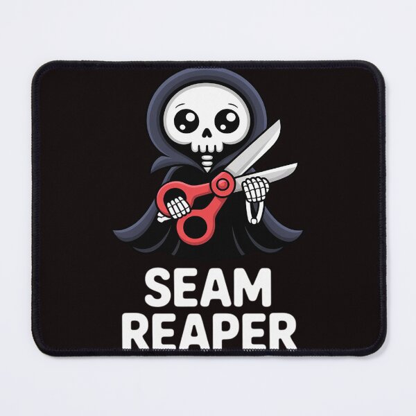 Item preview, Seam Reaper Sewing - Seam Ripper plus Grim Reaper Quilting designed and sold by RopboxRone.