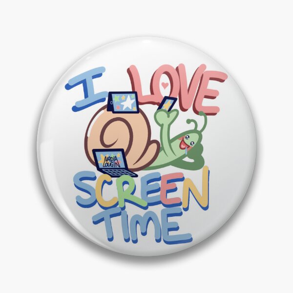 Item preview, screen time snail  designed and sold by wtfunknadia.