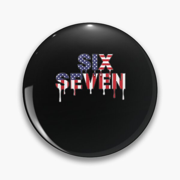 Item preview, USA Flag Dripping SIX SEVEN designed and sold by merlinnears.