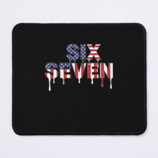 Item preview, USA Flag Dripping SIX SEVEN designed and sold by merlinnears.