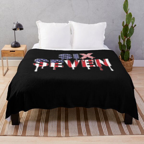 Item preview, USA Flag Dripping SIX SEVEN designed and sold by merlinnears.