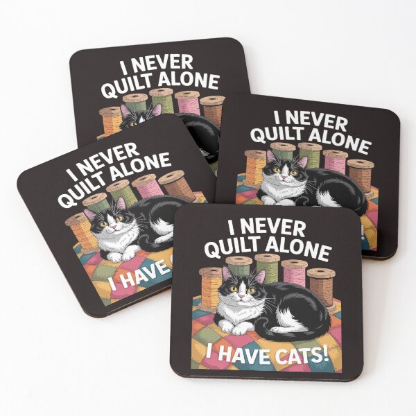 Item preview, Quilting Art For Men Women Cat Quilt Sewing Quilter designed and sold by RopboxRone.