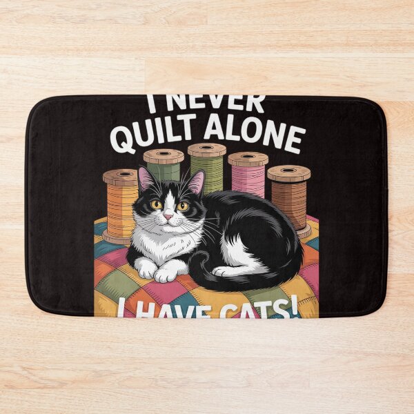 Item preview, Quilting Art For Men Women Cat Quilt Sewing Quilter designed and sold by RopboxRone.
