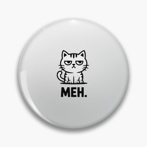Artikelvorschau, Katze Meh Grumpy Kitty Sarkastischer Witz entworfen und verkauft von ShelFisher.