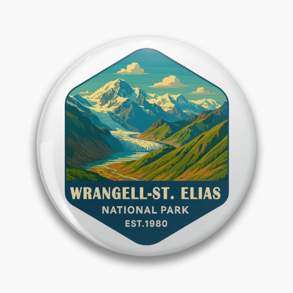 Item preview, Wrangell–St. Elias Alaska Mountain Sticker designed and sold by Ismeal Von.