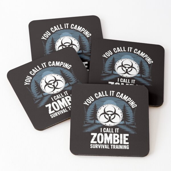 Item preview, Zombie Survival Training Camping - Halloween designed and sold by RopboxRone.