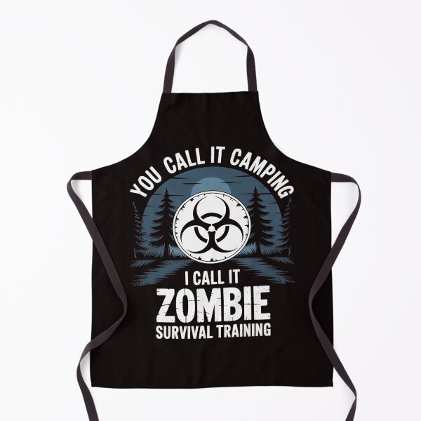 Item preview, Zombie Survival Training Camping - Halloween designed and sold by RopboxRone.