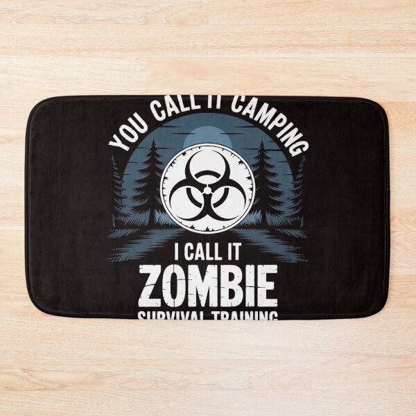 Item preview, Zombie Survival Training Camping - Halloween designed and sold by RopboxRone.