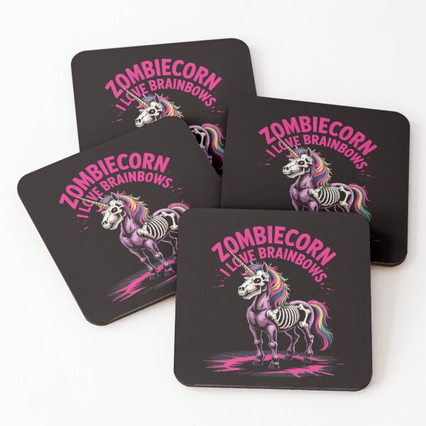Item preview, Zombiecorn I Love Brainbows Zombie Halloween Unicorn Lovers designed and sold by RopboxRone.