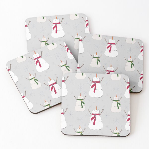 Item preview, Snowmen with snowflakes Pattern designed and sold by larissamae.