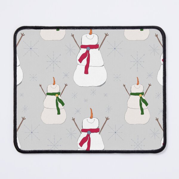 Item preview, Snowmen with snowflakes Pattern designed and sold by larissamae.
