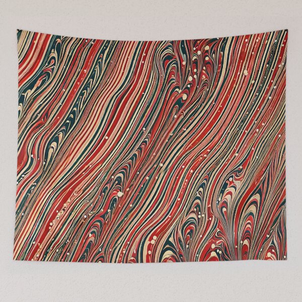 Item preview, Vintage Marbled Paper Pattern Retro Abstract Design designed and sold by PinUpPizzazz.