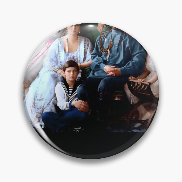 Artikelvorschau, Koloriertes Porträt der Familie Romanoff, 1913-14 entworfen und verkauft von ReneHorn.