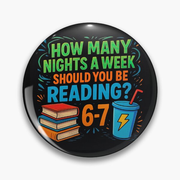 Item preview, Read 6-7 nights a week! designed and sold by The Funky Sprunki.