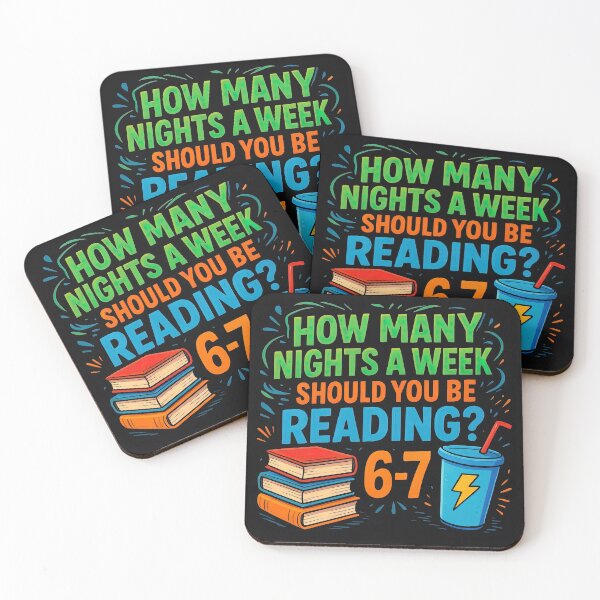 Item preview, Read 6-7 nights a week! designed and sold by The Funky Sprunki.