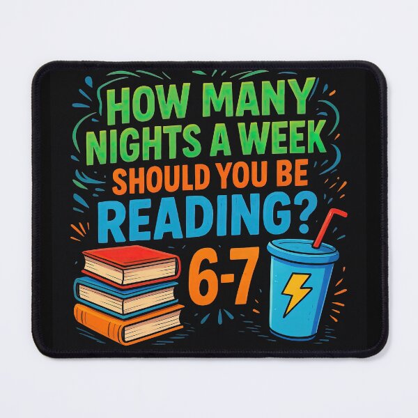Item preview, Read 6-7 nights a week! designed and sold by The Funky Sprunki.