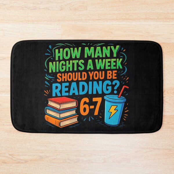 Item preview, Read 6-7 nights a week! designed and sold by The Funky Sprunki.