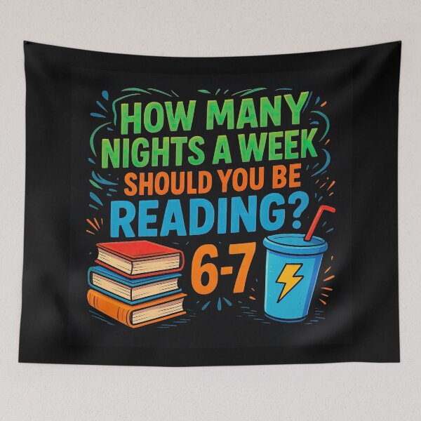Item preview, Read 6-7 nights a week! designed and sold by The Funky Sprunki.