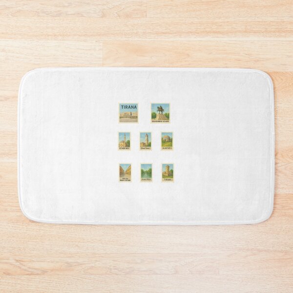 Item preview, Tirana Albania Stamp Sticker Set designed and sold by ouatisworld.