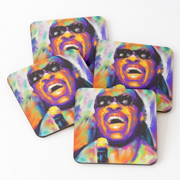 Item preview, Colourful-Portrait-Of-Stevie-Wonder designed and sold by FelixKliemank.