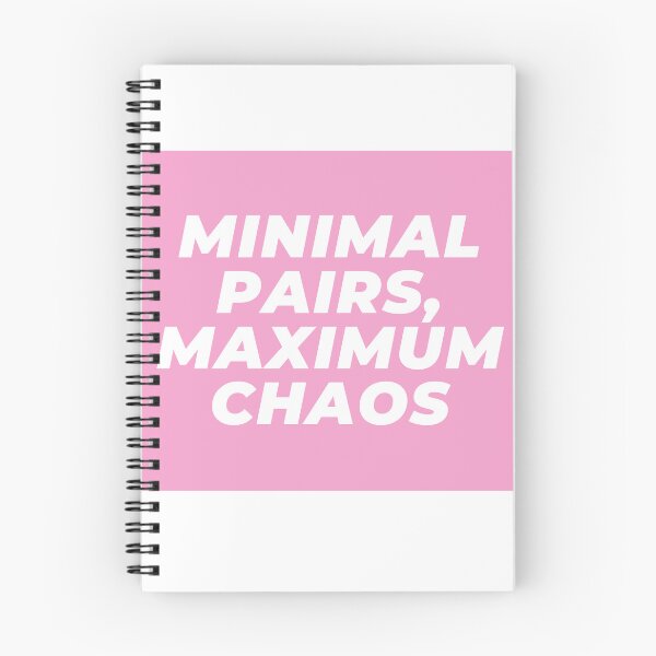 Item preview, Minimal Pairs, Maximum Chaos designed and sold by More-Than-R.