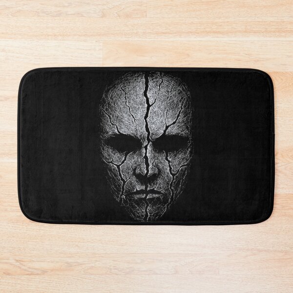 Item preview, Cracked Void Face – Distressed Grunge Horror Mask Artwork designed and sold by Mortisigil.