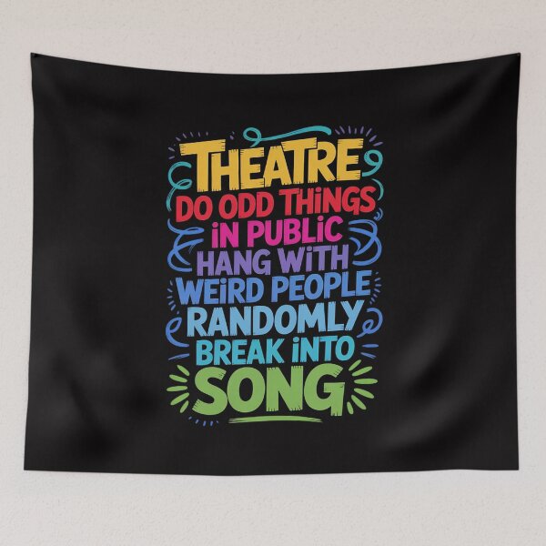 Item preview, Theatre Nerd Musical Theatre Gift for Thespian designed and sold by Silicula.