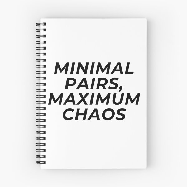 Item preview, Minimal Pairs, Maximum Chaos designed and sold by More-Than-R.