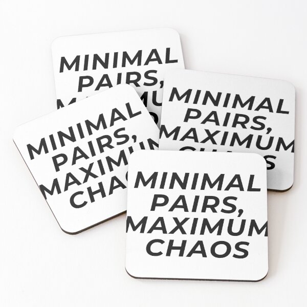 Item preview, Minimal Pairs, Maximum Chaos designed and sold by More-Than-R.