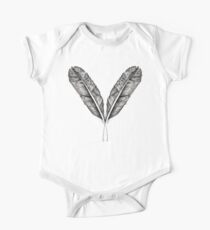 Feathers we gather touch our lives One Piece - Short Sleeve