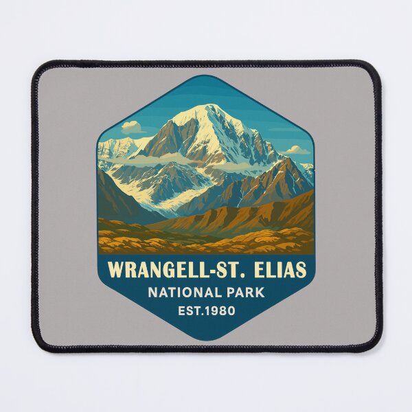 Item preview, Wrangell–St. Elias Alaska Mountain Sticker designed and sold by Ismeal Von.