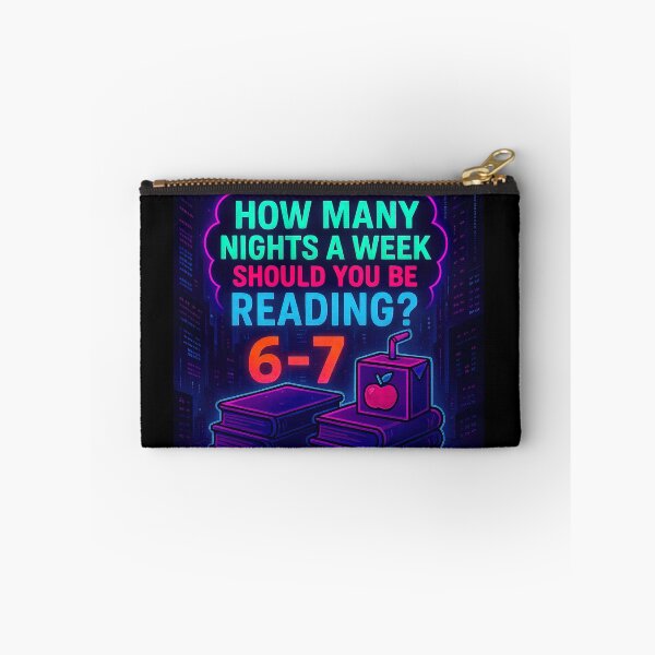 Artikelvorschau, Neon – Lesen Sie 6-7 Nächte pro Woche! entworfen und verkauft von The Funky Sprunki.